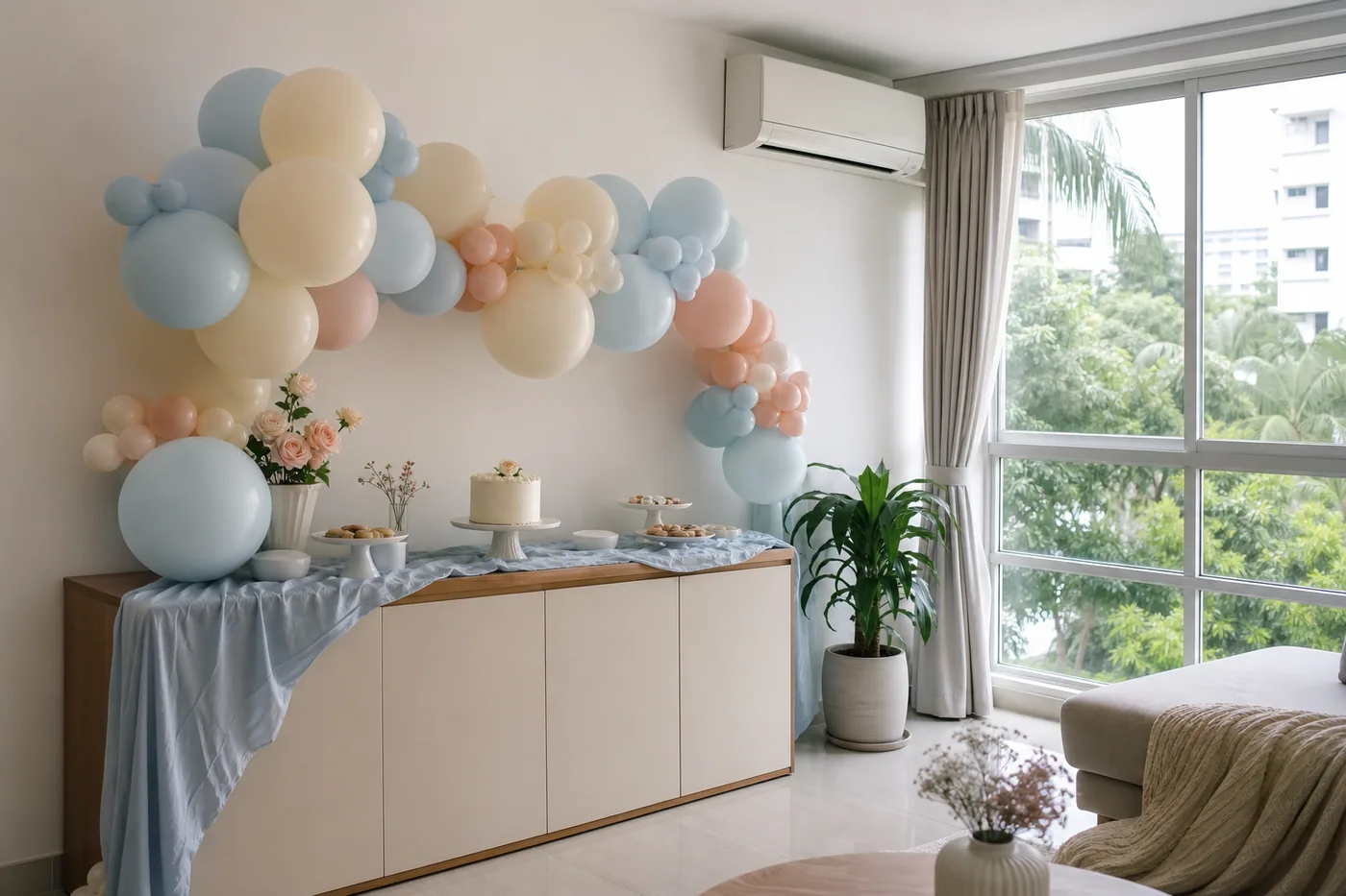 Full-month and baby showers